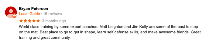 Bryan Peterson Review - Citadel BJJ Iowa City