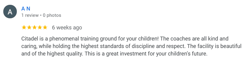 Google Review | An | Iowa City BJJ